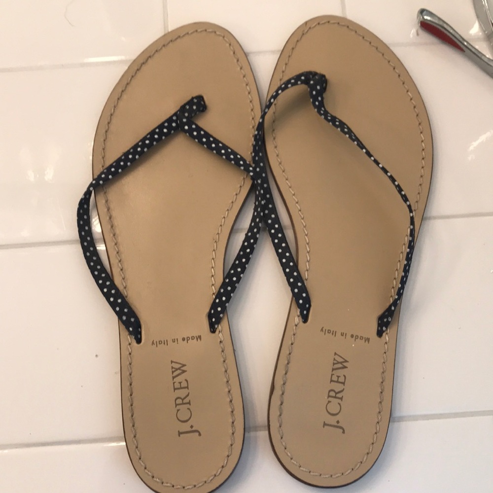 J crew thongs size 9